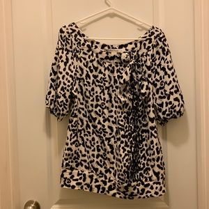 White House Black Market Silk Blouse